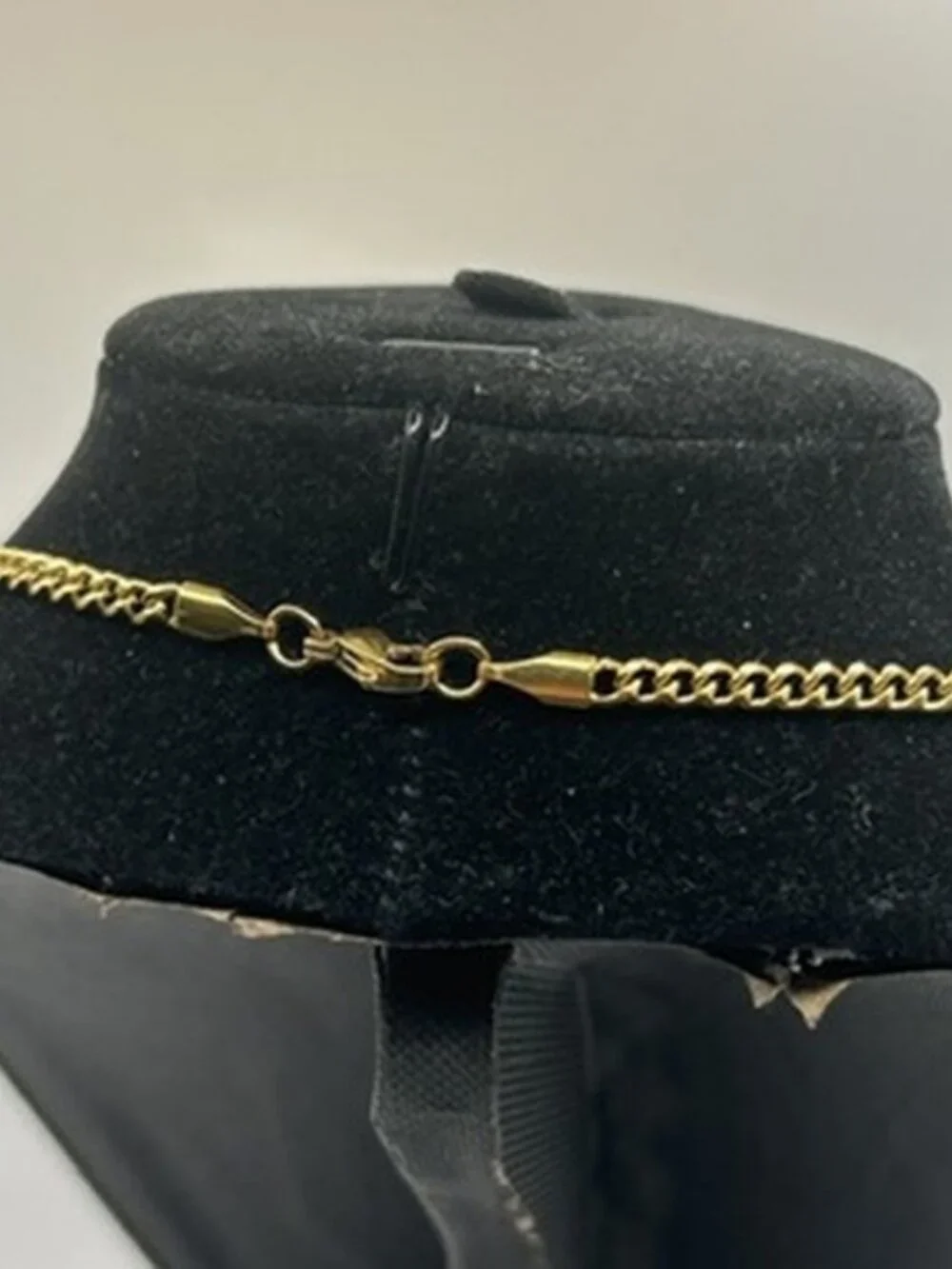 Mens Real Gold Cuban Chain 3mm 22 Inch Solid Stainless Steel Plated Waterproof